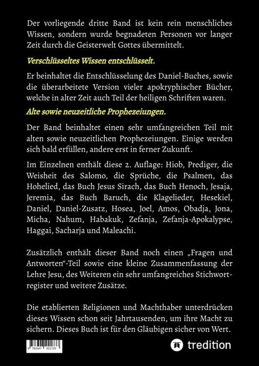 Produktbild: 2. Auflage 3. Band Neuaufbau der Urbibel