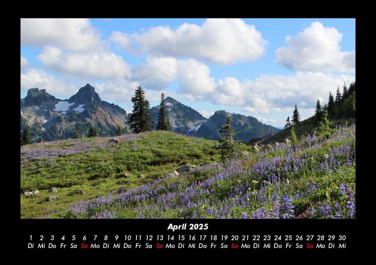 Produktbild: Berge 2025 Fotokalender DIN A3
