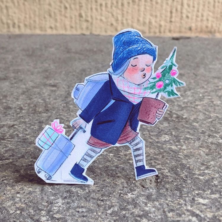 Produktbild: Die Mini me Zeichenschule Adventskalender von Frau Annika