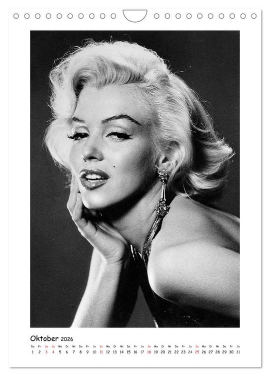 Produktbild: Marilyn Monroe. Weltstar und Sexsymbol (Wandkalender 2026 DIN A4 hoch), CALVENDO Monatskalender