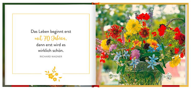 Produktbild: Ein Strau&szlig; voll bunter W&uuml;nsche zum 70.