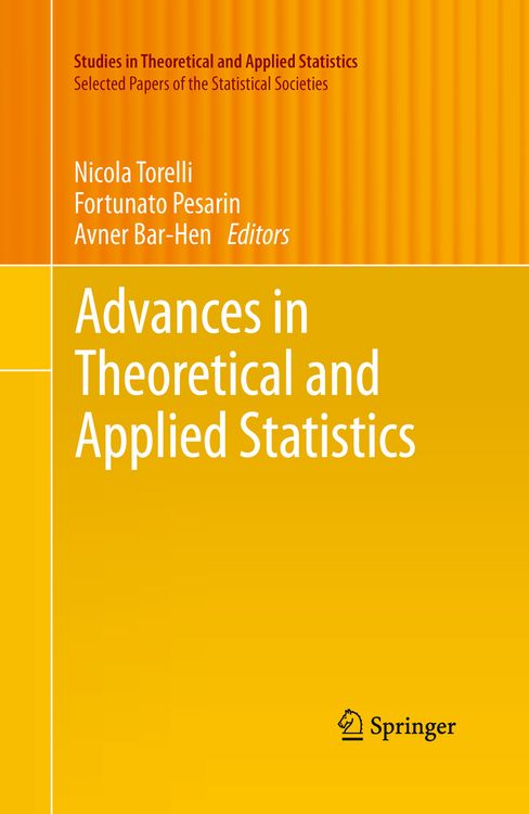 Produktbild: Advances in Theoretical and Applied Statistics