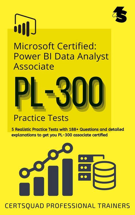 Produktbild: Microsoft Certified: Power BI Data Analyst Associate (PL-300) Practice Tests
