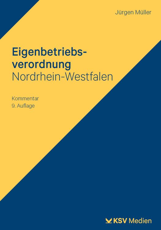Produktbild: Eigenbetriebsverordnung Nordrhein-Westfalen