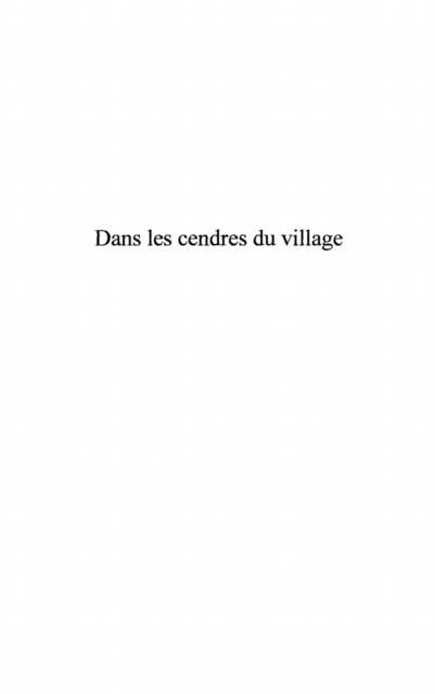 Produktbild: Dans les cendres du village