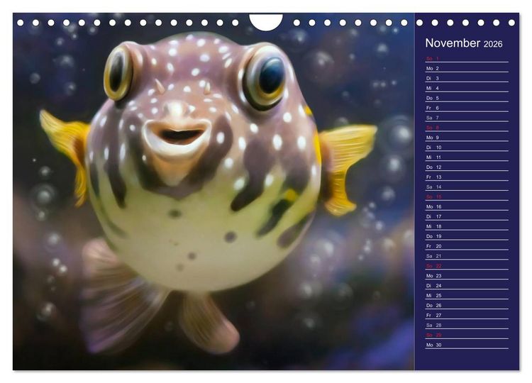 Produktbild: S&uuml;sse Tierwelt / CH-Version / Geburtstagskalender (Wandkalender 2026 DIN A4 quer), CALVENDO Monatskalender