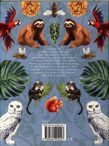Produktbild: Flora, Fauna, Pflanzen & Bienen - Stickerbuch