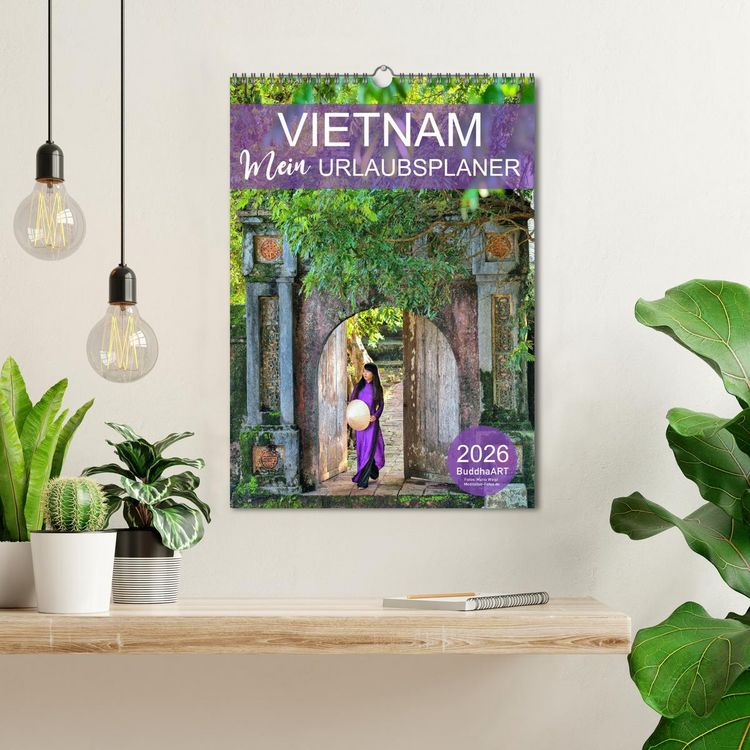 Produktbild: VIETNAM - Mein Urlaubsplaner (Wandkalender 2026 DIN A3 hoch), CALVENDO Monatskalender