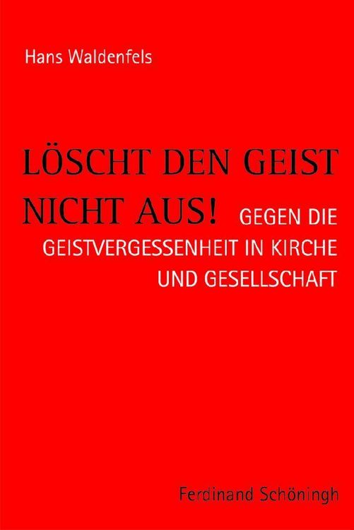 Produktbild: L&ouml;scht den Geist nicht aus!
