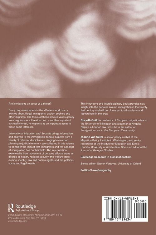 Produktbild: International Migration and Security