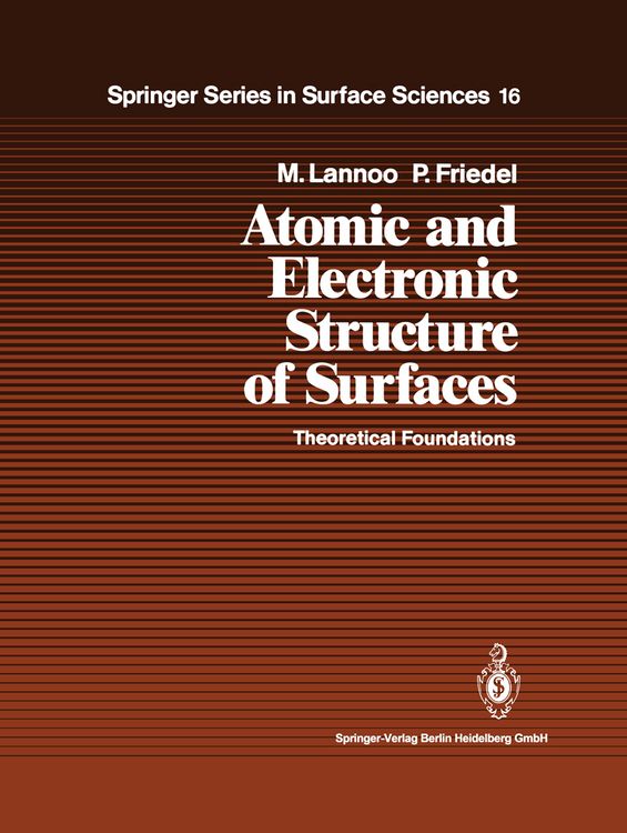 Produktbild: Atomic and Electronic Structure of Surfaces