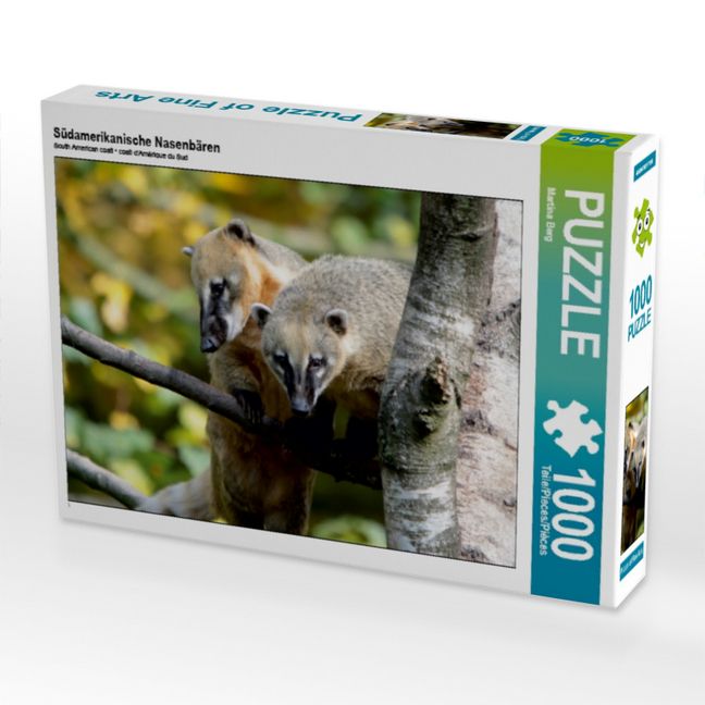 Produktbild: CALVENDO Puzzle S&uuml;damerikanische Nasenb&auml;ren | 1000 Teile Lege-Gr&ouml;&szlig;e 64x48cm Foto-Puzzle f&uuml;r gl&uuml;ckliche Stunden