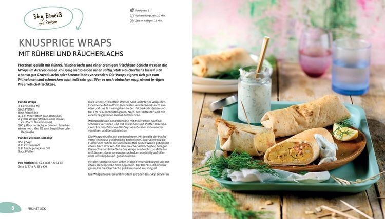 Produktbild: High Protein Airfryer-Kochbuch