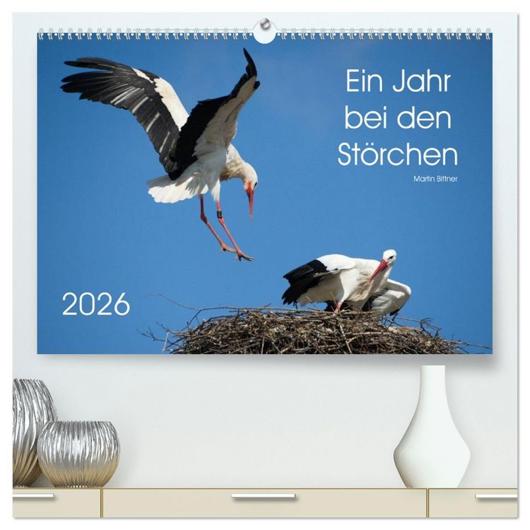 Produktbild: Ein Jahr bei den St&ouml;rchen (hochwertiger Premium Wandkalender 2026 DIN A2 quer), Kunstdruck in Hochglanz