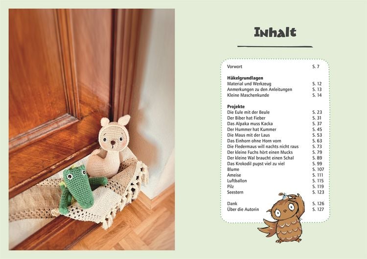 Produktbild: Die kleine Eule & ihre Freunde. Das offizielle H&auml;kelbuch