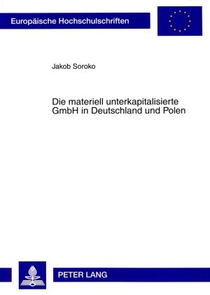 Produktbild: Die materiell unterkapitalisierte GmbH in Deutschland und Polen