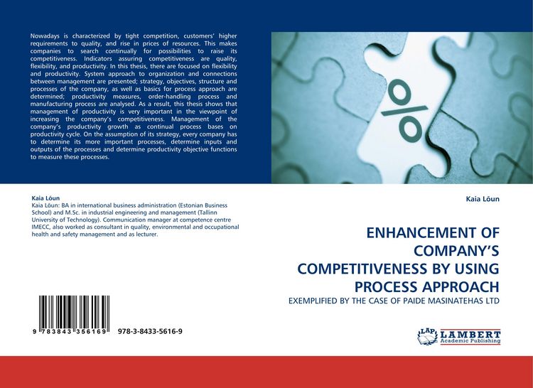 Produktbild: Enhancement Of Company''s Competitiveness By Using Process Approach