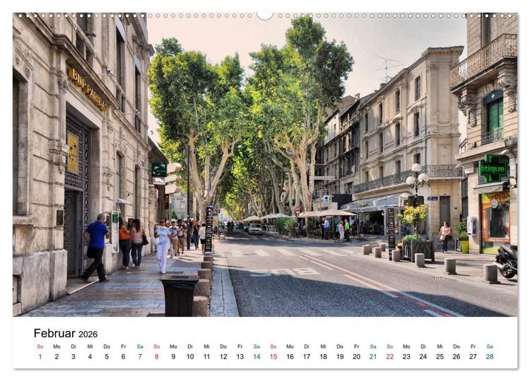 Produktbild: Avignon - Weltkulturerbe der UNESCO (Wandkalender 2026 DIN A2 quer), CALVENDO Monatskalender
