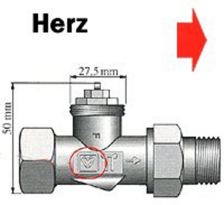 Produktbild: 700100 Heizk&ouml;rper-Ventil-Adapter Passend f&uuml;r Heizk&ouml;rper Herz