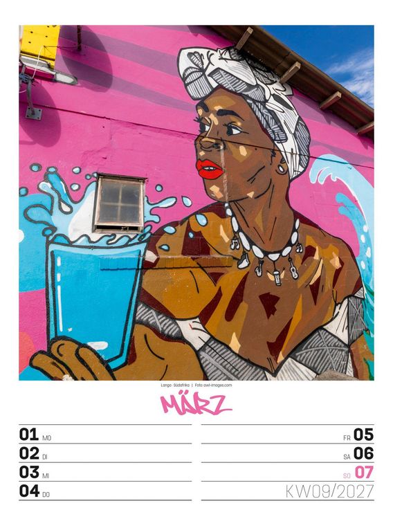 Produktbild: Street Art Wochenplaner Kalender 2027