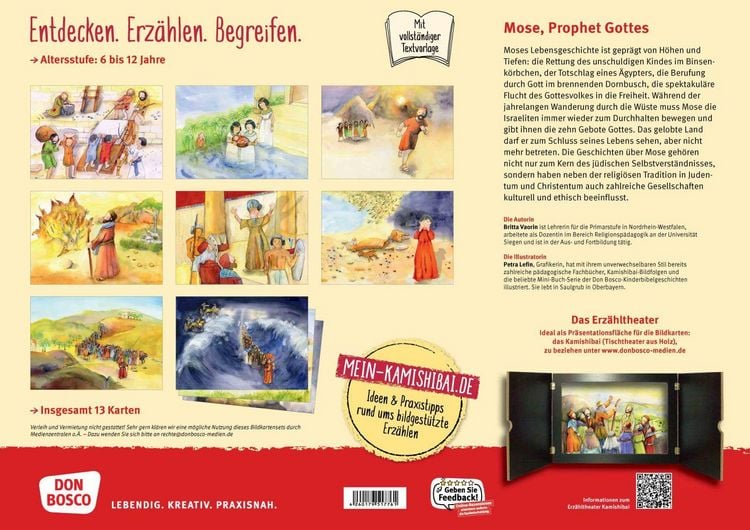 Produktbild: Mose, Prophet Gottes. Kamishibai Bildkartenset