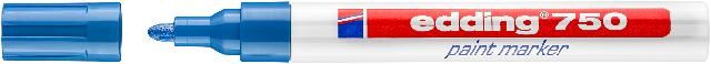 Produktbild: Edding 750 paint marker 4-750003 Lackmarker Blau 2 mm, 4mm
