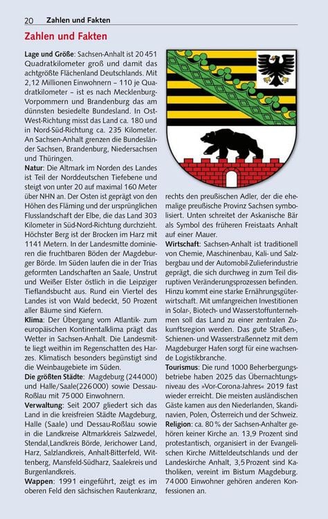 Produktbild: TRESCHER Reisef&uuml;hrer Sachsen-Anhalt