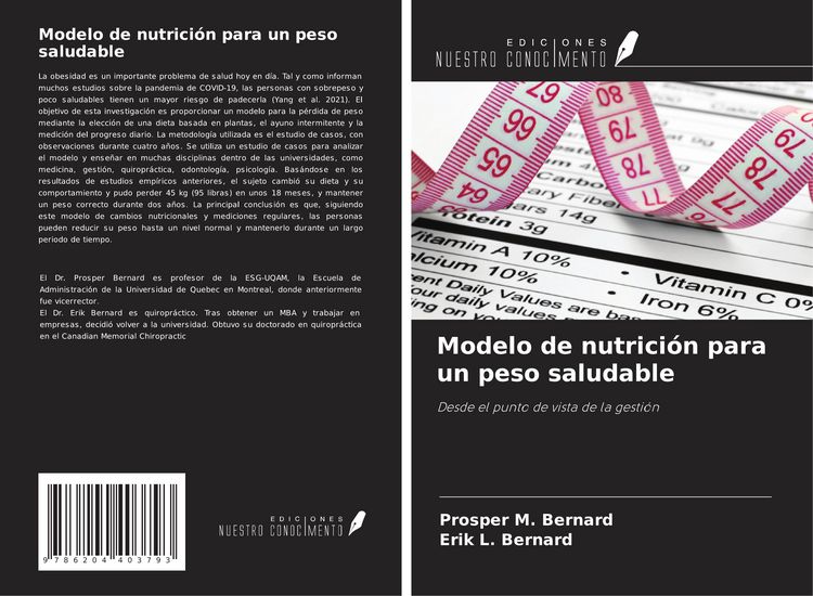 Produktbild: Modelo de nutrici&oacute;n para un peso saludable