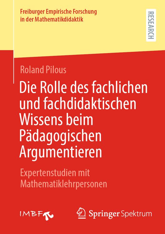 Produktbild: Die Rolle des fachlichen und fachdidaktischen Wissens beim P&auml;dagogischen Argumentieren