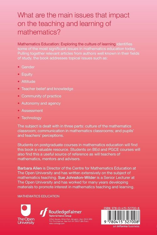 Produktbild: Mathematics Education