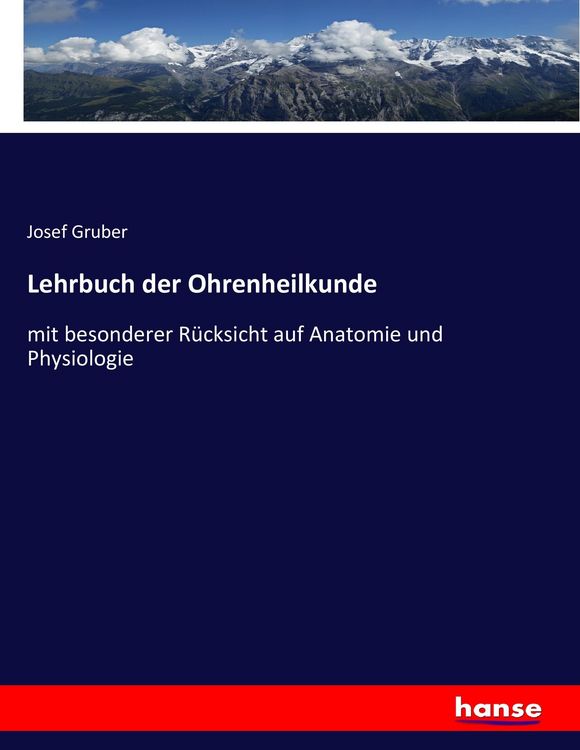 Produktbild: Lehrbuch der Ohrenheilkunde