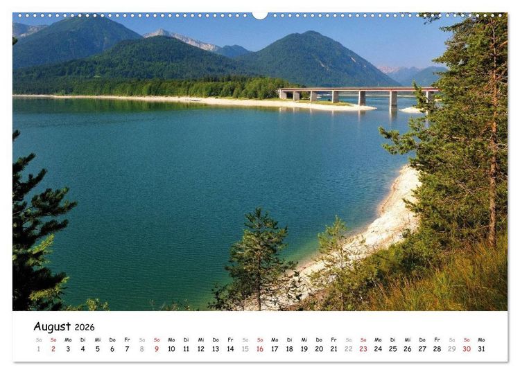 Produktbild: Wundersch&ouml;nes Isartal 2026 (hochwertiger Premium Wandkalender 2026 DIN A2 quer), Kunstdruck in Hochglanz