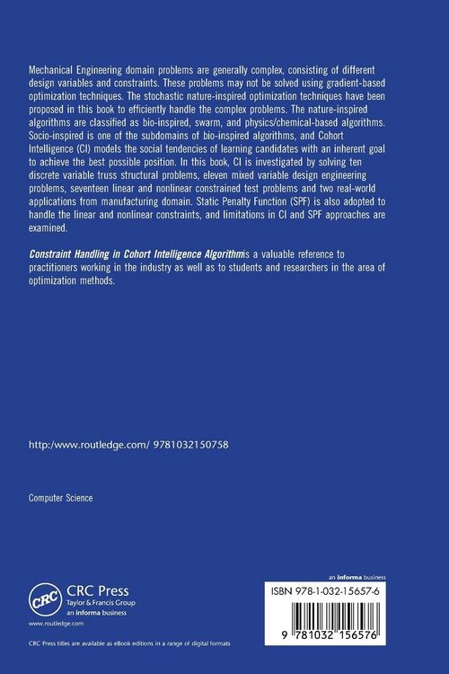 Produktbild: Constraint Handling in Cohort Intelligence Algorithm