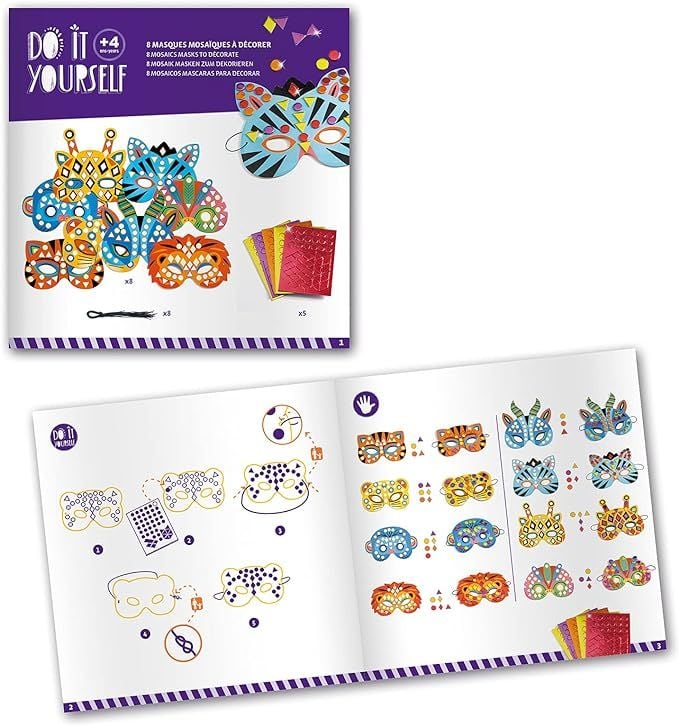 Produktbild: Do it yourself - Mosaics Masks Dschungeltiere