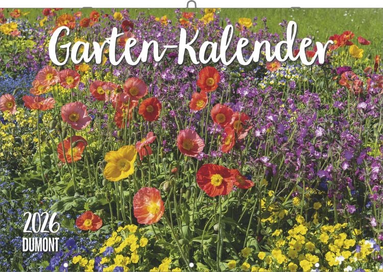 Produktbild: Garten-Kalender 2026 - Broschürenkalender - mit informativen Texten - mit Jahresplaner - Format 42 x 29 cm
