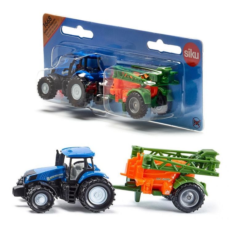 Produktbild: Siku 1668 Traktor mit Feldspritze