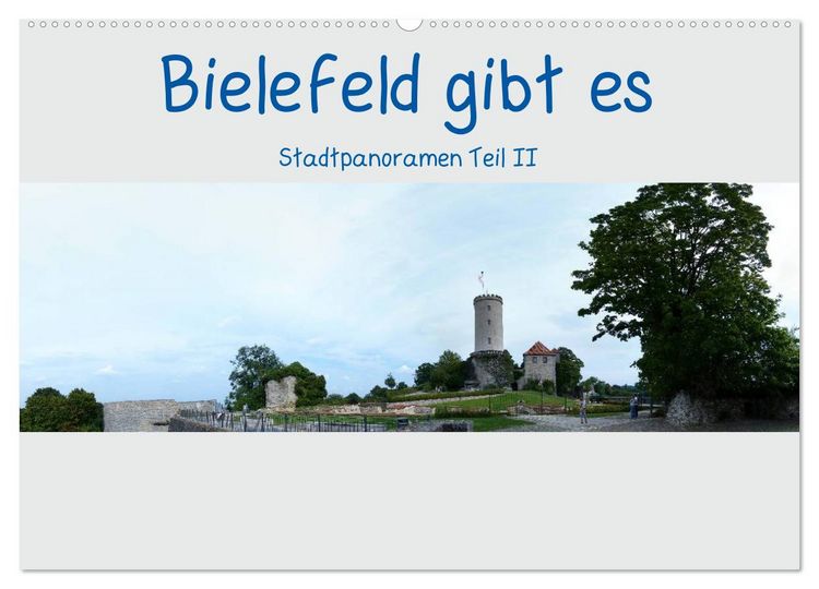 Produktbild: Bielefeld gibt es! Stadtpanoramen Teil 2 (Wandkalender 2026 DIN A2 quer), CALVENDO Monatskalender