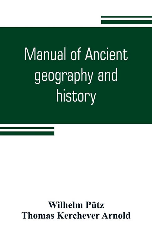 Produktbild: Manual of ancient geography and history