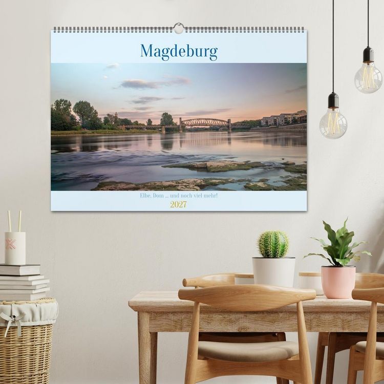 Produktbild: Magdeburg - Elbe, Dom... und noch viel mehr! (Wandkalender 2027 DIN A2 quer), CALVENDO Monatskalender