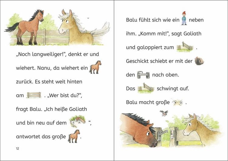 Produktbild: Lesenlernen in 3 Schritten - Die sch&ouml;nsten Pferdegeschichten