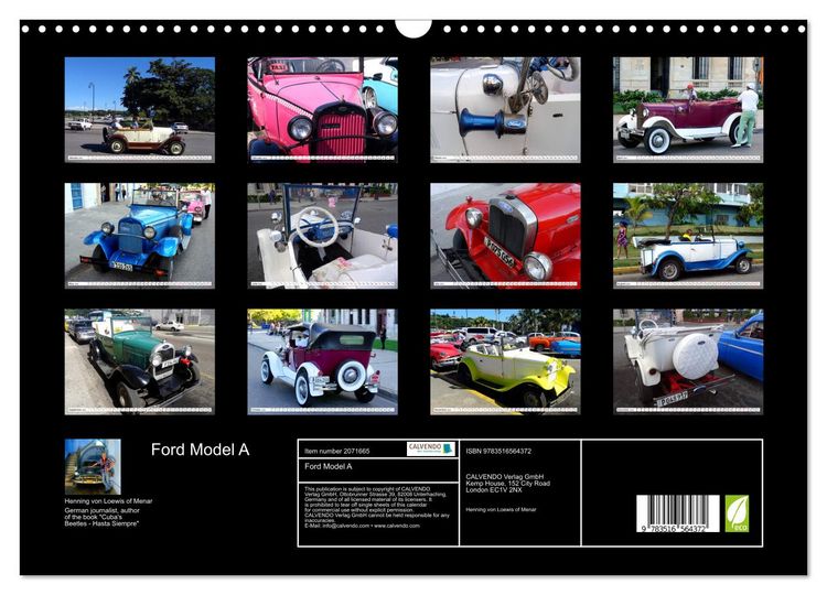 Produktbild: Ford Model A (Wall Calendar 2026 DIN A3 landscape), CALVENDO 12 Month Wall Calendar