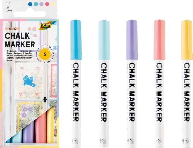 Produktbild: Kreidemarker-Set Pastel 5er