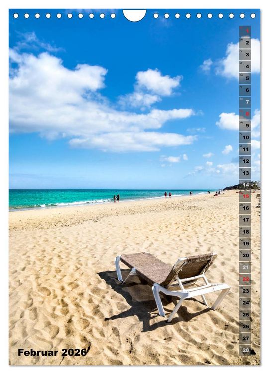 Produktbild: FUERTEVENTURA S&uuml;dsee-Flair (Wandkalender 2026 DIN A4 hoch), CALVENDO Monatskalender