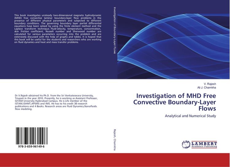 Produktbild: Investigation of MHD Free Convective Boundary-Layer Flows