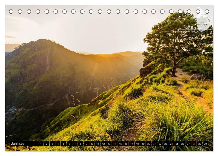 Produktbild: Sri Lanka, eine Reise &uuml;ber die Insel der King Coconut (Tischkalender 2026 DIN A5 quer), CALVENDO Monatskalender