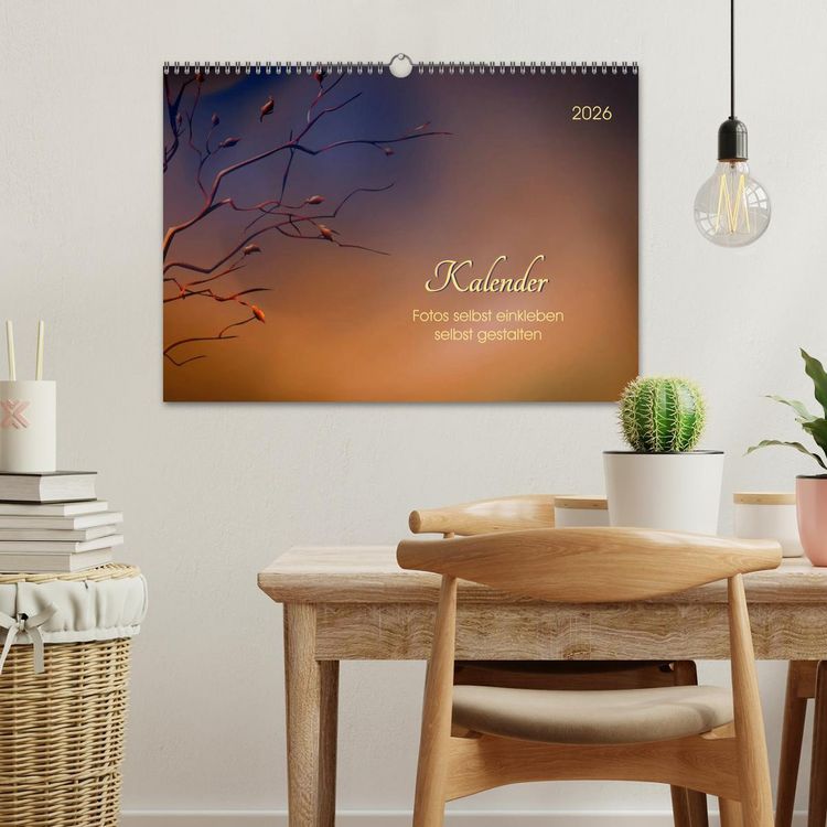 Produktbild: Kalender, Fotos selbst einkleben, selbst gestalten (Wandkalender 2026 DIN A3 quer), CALVENDO Monatskalender