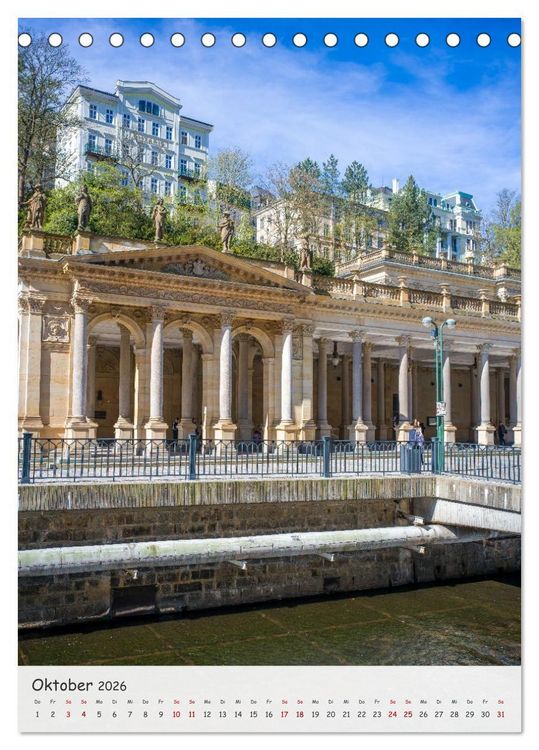 Produktbild: Karlsbad / Karlovy Vary - Heilbad im Westb&ouml;hmischen B&auml;derdreieck (Tischkalender 2026 DIN A5 hoch), CALVENDO Monatskalender