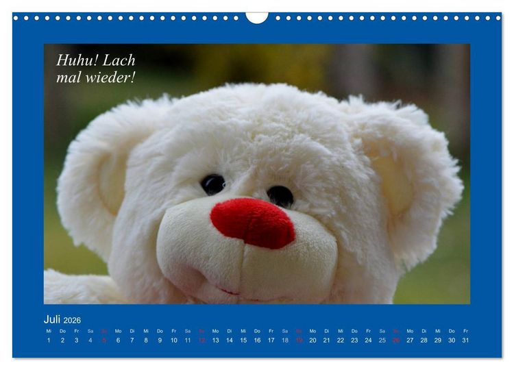 Produktbild: Sommer im Teddy-Land. B&auml;r und Freunde (Wandkalender 2026 DIN A3 quer), CALVENDO Monatskalender