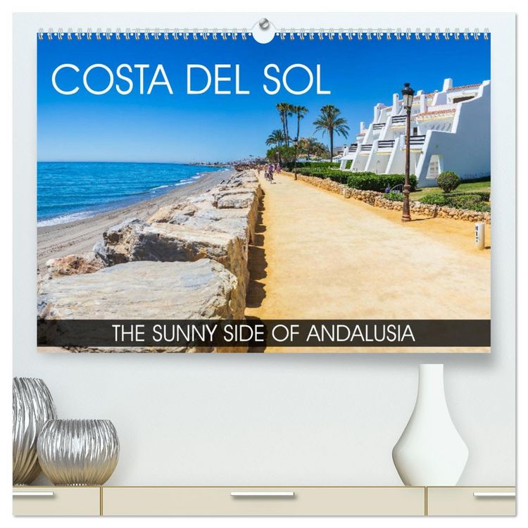 Produktbild: Costa del Sol - the sunny side of Andalusia (High Quality Premium Wall Calendar 2026 DIN A2 landscape),CALVENDO 12 Month Wall Calendar