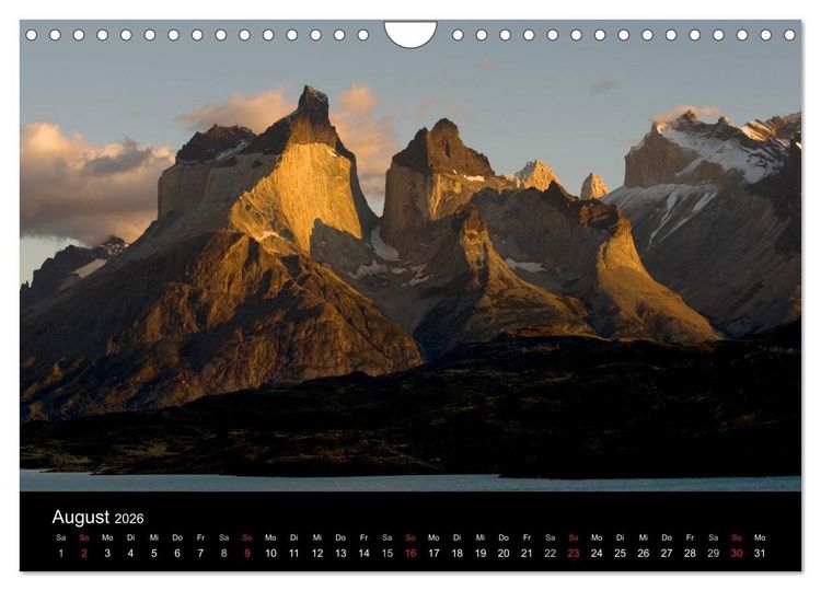 Produktbild: Patagonien 2026 Highlights von Manuela Seiler (Wandkalender 2026 DIN A4 quer), CALVENDO Monatskalender
